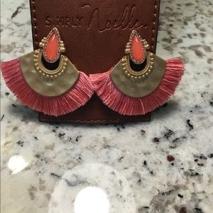 🌸Pink Fringe Earrings by Simply Noelle